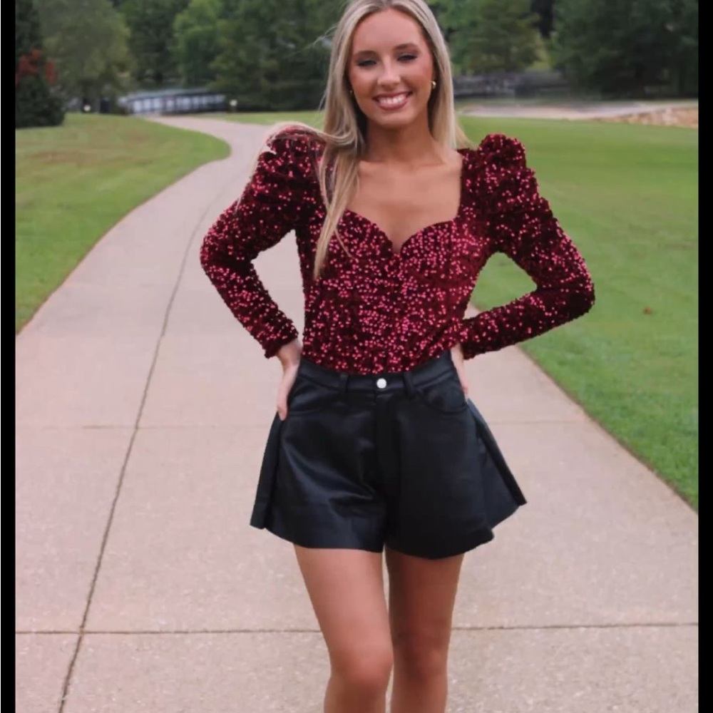 Sequin bodysuit